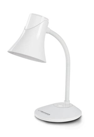 Stolní lampa Esperanza E27 POLARIS ELD111W bílá