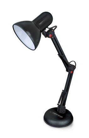 Stolní lampa Esperanza E27 AVIOR ELD112K černá
