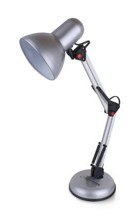 Stolní lampa Esperanza E27 AVIOR ELD112S stříbrná
