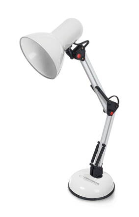 Stolní lampa Esperanza E27 AVIOR ELD112W bílá