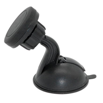 Magnetický držák mobilu(GPS) na sklo, palubní desku auta, černý, plast, Esperanza ALLURE EMH119, kloubový