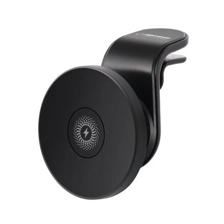 Magnetický držák mobilu(GPS) do ventilace auta s funkcí nabíjení Esperanza EMH146 HOOP 