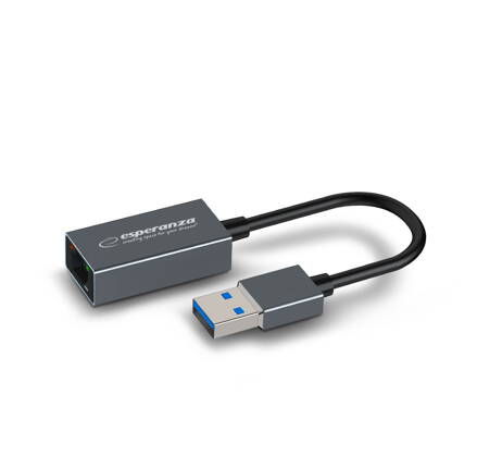 GIGABIT ETHERNET 1000 MBPS ADAPTER USB 3.0–RJ45 Esperanza ENA101