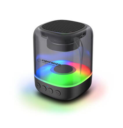 Přenosný Bluetooth RGB FM reproduktor Esperanza EP154 VIOLA