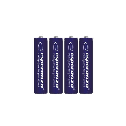 Alkalické baterie Esperanza EBZ101 AA 1,5V - cena za 4ks baterií