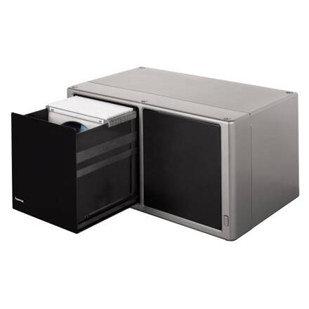 Hama plastový CD box Magic Touch 120, stříbrný