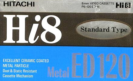 Hi-8 kazeta do kamery Hitachi ED120 Metal
