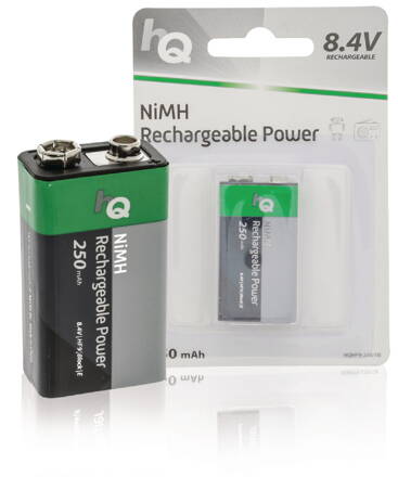 Nabíjecí baterie 9V HQ 8,4V/250mah Ni-mh