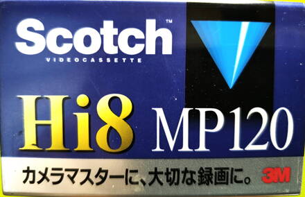 Hi-8 kazeta do kamery Scotch MP120