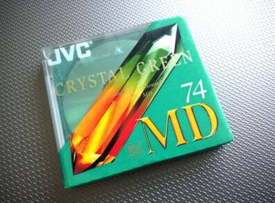 Minidisc JVC 74 CRYSTAL GREEN
