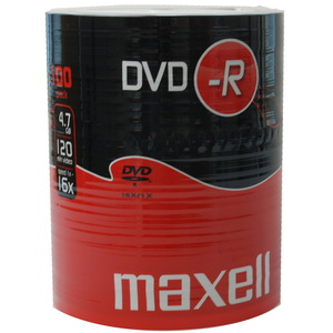 DVD-R Maxell 4,7GB 16x 100cake bulk