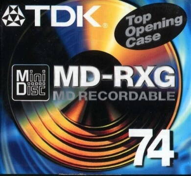 Minidisc TDK 74 MD-RXG