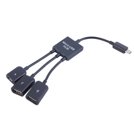 Micro USB HUB 3in1 2.0 OTG