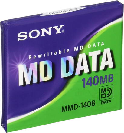 MMD-140B Sony Minidisc Rewritable MD DATA 140MB