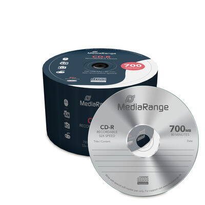 CD-R Mediarange 50cake 700MB 52x MR207