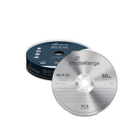 Blu-ray Mediarange 50GB 6x 10cake BD-R DL MR507