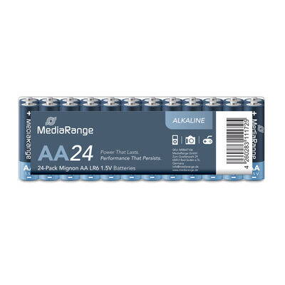 Alkalické baterie Mediarange AA 1,5V  - cena za 1ks baterie MRBAT106