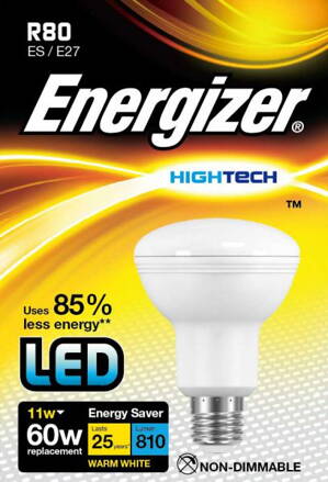 ENERGIZER LED REFLEKTOR 12W ( EQ 60W ) E27, S9016, TEPLÁ BÍLÁ