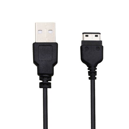 Kabel USB (2.0), USB A M- Samsung M, 1.8m, černý, pro mobilní telefony Samsung