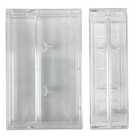 Obal na MC kazetu - audiokazetu - double čirý 2x pin