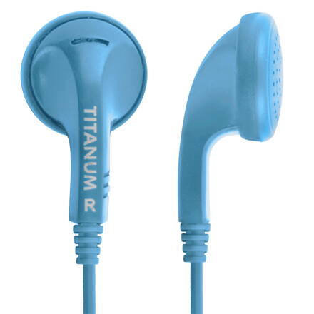Sluchátka do uší - pecky, Titanum TH108B, modrá
