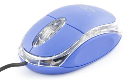 Optická myš TITANUM RAPTOR TM102B 1000 DPI, USB, modrá