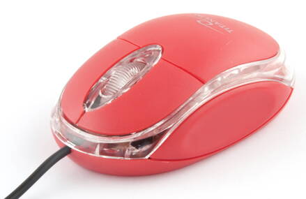 Optická myš TITANUM RAPTOR TM102R 1000 DPI, USB, červená