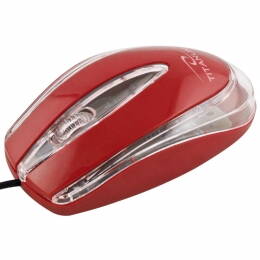 Optická myš TITANUM LAGENA TM111R 1000 DPI, USB, červená