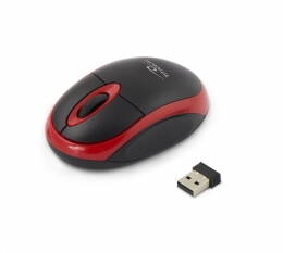 Bezdrátová optická myš Esperanza TM116R VULTURE 1000 DPI, 2.4GHz, USB, červená