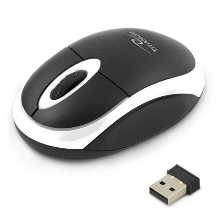 Bezdrátová optická myš Esperanza TM116W VULTURE 1000 DPI, 2.4GHz, USB, bílá