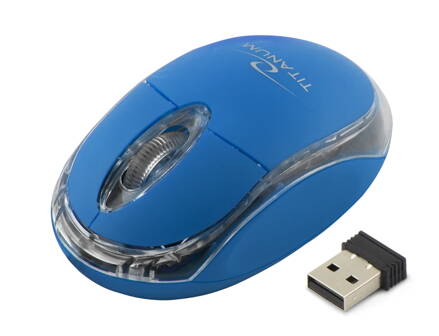 Bezdrátová optická myš Esperanza TM120B CONDOR 1000 DPI, 2.4GHz, USB, modrá