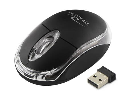 Bezdrátová optická myš Esperanza TM120K CONDOR 1000 DPI, 2.4GHz, USB, černá