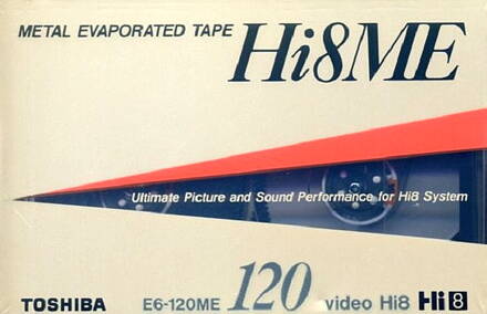 Hi-8 kazeta do kamery TOSHIBA E6-120ME