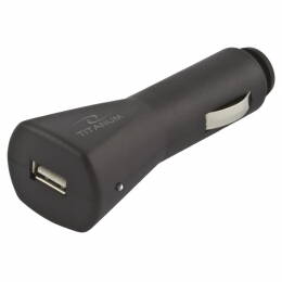 USB CL nabíječka 12-24V Titanum TZ103, 1xUSB, 800mAh, černá