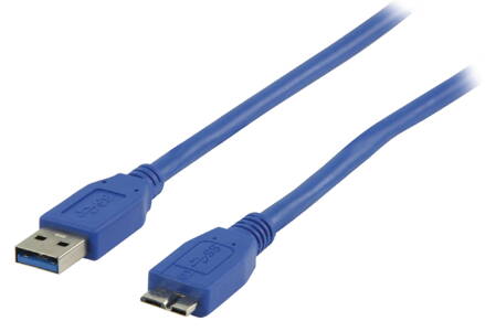Kabel zástrčka USB 3.0 A – zástrčka USB micro B, 1,00 m