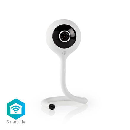 SmartLife Vnitřní Kamera  Wi-Fi | Full HD 1080p | Cloud / Micro SD | Noční vidění | Android™ / IOS | Bílá