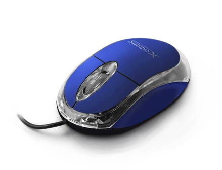 Optická myš Extreme XM102B CAMILLE 3D, USB, 1000 DPI, modrá