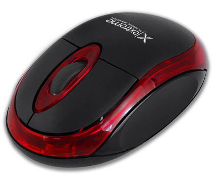 Bluetooth bezdrátová myš 3D Titanum CYGNUS XM106R - červená