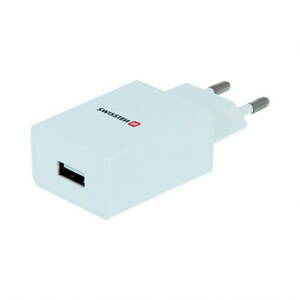 Síťový adaptér SWISSTEN 5W, 1 port, USB-A, kabel Lightning Mfi, Smart IC