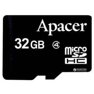 Apacer paměťová karta Secure Digital, 32GB, micro SDHC, AP32GMCSH4-RA, Class 4, bez adaptéru