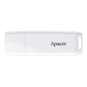 Apacer USB flash disk, USB 2.0, 16GB, AH336, bílý, AP16GAH336W-1, USB A, s krytkou