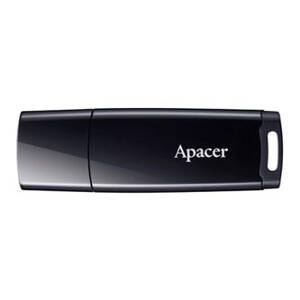 Apacer USB flash disk, USB 2.0, 32GB, AH336, černý, AP32GAH336B-1, USB A, s krytkou