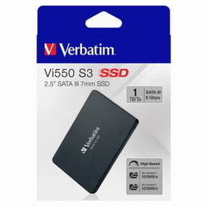 Interní disk SSD Verbatim SATA III, 1TB, Vi550, 49353 535 MB/s,560 MB/s