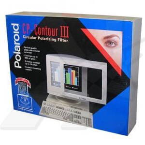 Filtr na monitor, Polaroid, CP III Contour, 13"-15", antireflexní, kruhový polarizační, rámeček, sklo