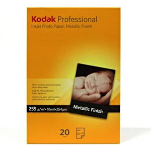 Kodak Professional Inkjet Photo paper, Metallic, papír, bílý, A3+, 255 g/m2, KPROA3+MTL, inkoustový