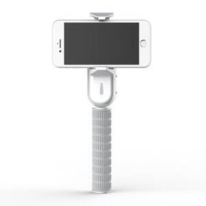 Gimbal, pro smartphony, jednoosý (360°), stříbrný, 2600mAh, gyroskopický držák, WEWOW