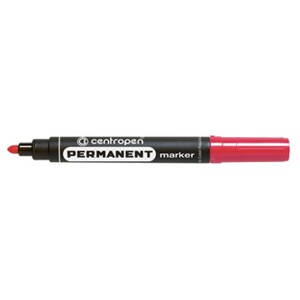 Centropen, marker 8566, červený, 10ks, 2.5mm, alkoholová báze, cena za 1ks