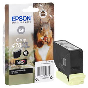 Epson originální ink C13T04F64010, 478XL, grey, 10.2ml, Epson XP-15000