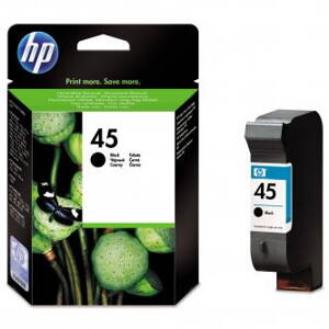 HP originální ink 51645AE, HP 45, black, 930str., 42ml, HP DeskJet 850, 970Cxi, 1100, 1200, 1600, 6122, 6127