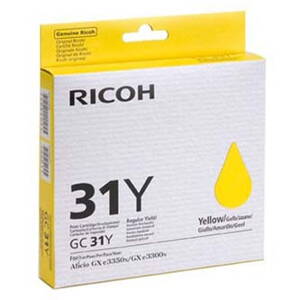 Ricoh originální gelová náplň 405691, yellow, Typ GC 31Y, Ricoh GXe2600/GXe3000N/GXe3300N/GXe33
